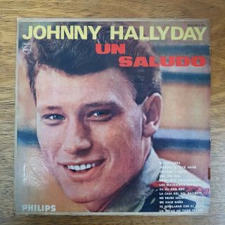 Johnny Hallyday Un Saludo Rare Uruguay Lp Spanish Titles French Elvis Rare Comp