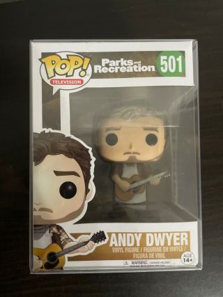 Andy Dwyer Funko Pop Parks And Recreation (pop Protector)