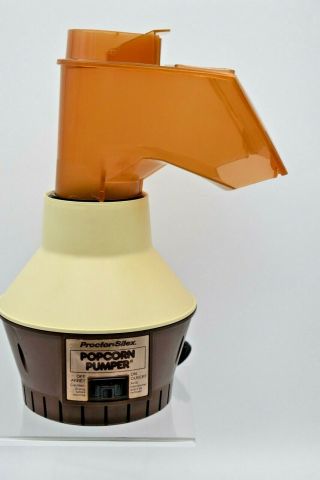 Vintage Proctor Silex Popcorn Pumper Maker Hot Air Corn / Coffee Bean Roasting
