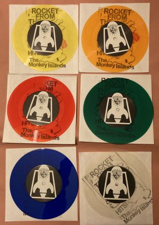 Rocket From The Crypt Hits The Monkey Islands 6 X 7 " Vinyl Full Set Rare
