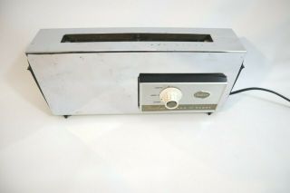 Vintage Sunbeam Thinline Touch N Toast Toaster At - B 14 " X 6.  5 "
