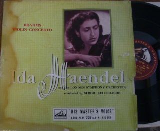 Ida Haendel - Celibidache / Brahms Violin Concerto / Hmv Clp 1032