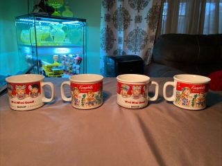 Campbell’s Soup Mugs Set Of 4 M’m M’m Good By Westwood