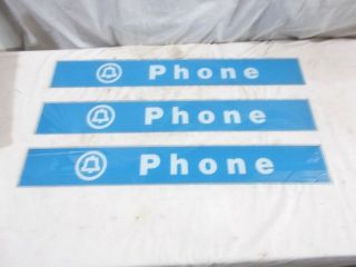 Glass Blue With White Payphone Booth Signs Bell