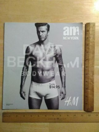 David Beckham Bodywear Trunks,  Briefs,  PJ Pants,  Cover/Poster AD for H&M 2012 3