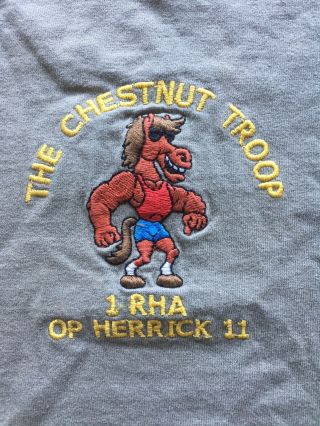 British Army 1 Royal Horse Artillery (chestnut Troop) Op Herrick 11 Tour T Shirt