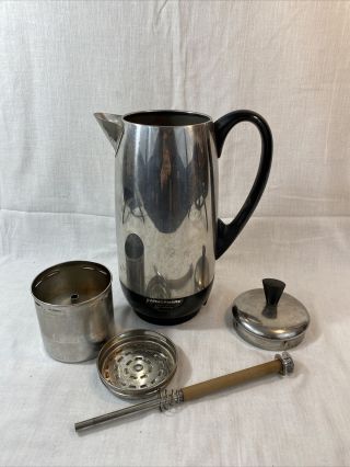 Vtg Farberware Superfast138 Electric Coffee Maker Percolator 2 - 8 Cup