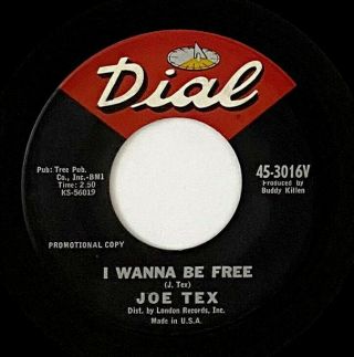 Joe Tex " I Wanna Be " Northern Soul 45 Dial Promo Mp3