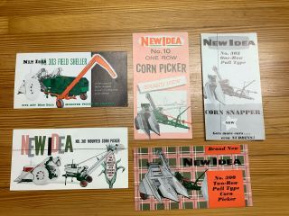 5 Idea Corn Picker Brochures 1940 