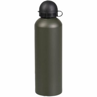 Aluminium Military Army Camping Hiking Drinking Water Bottle Canteen 750ml Green