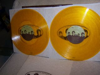 The Beatles Love Songs Lp On Gold Vinyl In Shrink With Hype Sticker