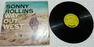 Sonny Rollins ‎– Way Out West 1957 Contemporary C3530 Mono Dg
