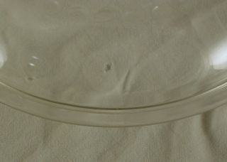 VINTAGE WAGNER WARE C - 8 CLEAR GLASS LID FOR CAST IRON SKILLET DUTCH OVEN LOOK 3