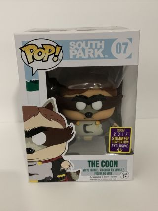 Funko Pop The Coon 07 Sdcc 2017 Summer Convention Exclusive South Park.