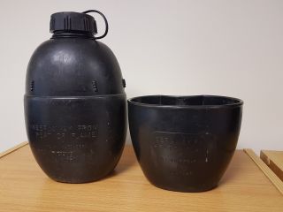 British Army 58 Pattern Water Bottle & Cup Mug Cadets Hiking Survival Uk