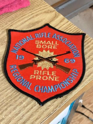 Nra National Rifle Association Small Bore Rifle Regional Championship Patch 1969
