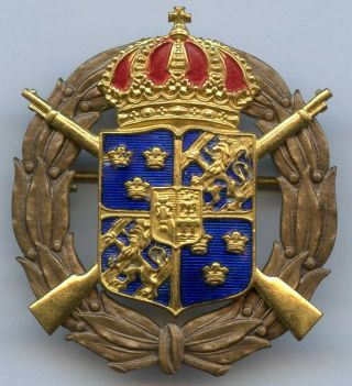 Sweden Military Rifles Shooting 3rd Class Award Badge