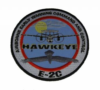 Airborne Early Warning Command And Control Hawkeye E - 2c Patch