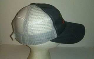 DEKALB SEED Silver & Gray Embroidered Logo Mesh Snapback Cap Hat NWOT 2