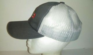 DEKALB SEED Silver & Gray Embroidered Logo Mesh Snapback Cap Hat NWOT 3