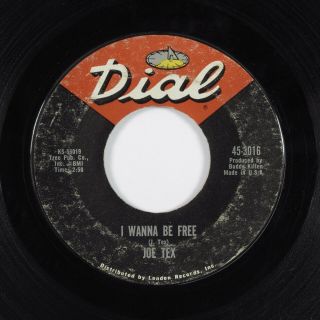 Northern Soul 45 Joe Tex I Wanna Be Dial Hear