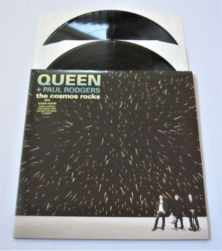 Queen,  Paul Rodgers The Cosmos Rocks Double Vinyl Lp 2008 Gatefold Album Record