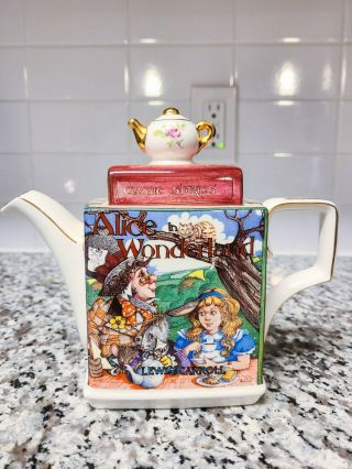 Vintage Sadler Alice In Wonderland Teapot Children 