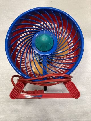 Vintage Duracraft 1993 Small Table TURBO Fan Retro 90s DT - 740 PRIMARY SERIES 2