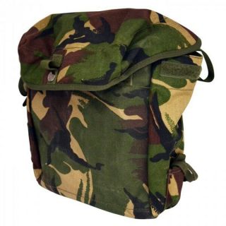British Dpm Respirator Haversack Army Military Fishing Satchel Bag