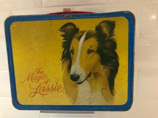 Vintage Metal Lunchbox.  “the Magic Of Lassie”.  1978