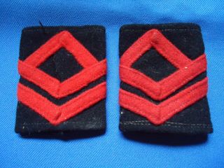 Portugal Portuguese Army Military Corporal Vintage Pair Ranks