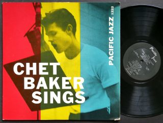 Chet Baker Sings Pacific Jazz Records Pj - 1222 Us 1956 Dg Mono Russ Freeman