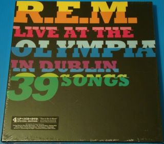 R.  E.  M.  - Live At Olympia In Dublin: 39 Songs - Deluxe Lp/cd/dvd Box Set -