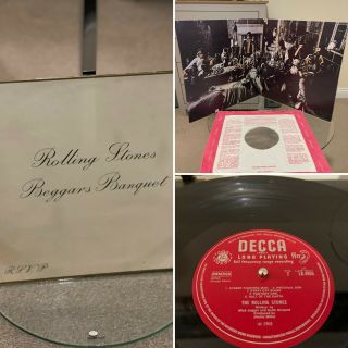 The Rolling Stones 1968 Uk Lp Beggars Banquet Mono Decca Lk.  4955