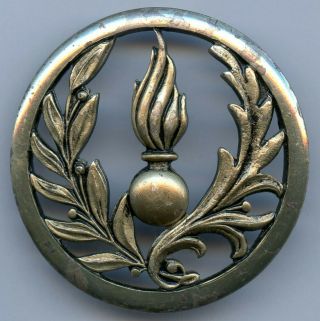 France French Military Administrative Service Beret Cap Badge