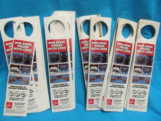 1983 Coca Cola Win Atari 2600 400 Prizes With Coke Advertising Bottle Hang Tags