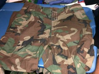 Us Army Woodland Camo Combat Field Pants Large Regular