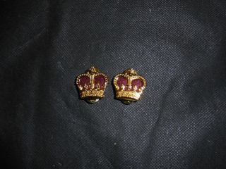 British Army Fad No 2 Dress Military Uniform Rank Crowns - Major