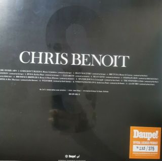 Westside Gunn Chris Benoit 2LP Orange EDITION GRISELDA Benny Conway DAUPE 3