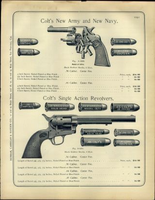 1890s Paper Ad Colt 