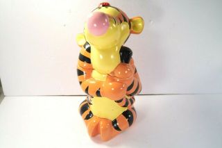 Tigger Disney Treasure Craft Cookie Jar From " Winnie The Pooh " 13,  " Tall Orange