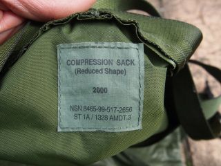 British Army Issue Compression Sack For Large Sleeping Bags - Grade 1