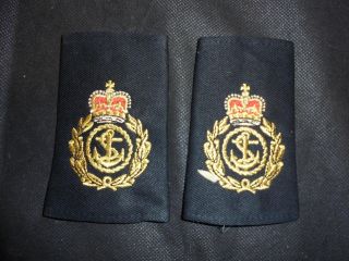 Royal Navy Rn Chief Petty Officer Cpo Rank Slides / Epaulettes