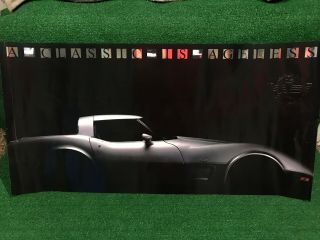 3m Color Key Corvette 25th Anniversary 1961 - 1986 A Classic Is Ageless 3ft Poster