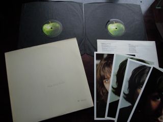 The Beatles White Album Stereo1968 1st Pressing Top Open No 0376163 Ex