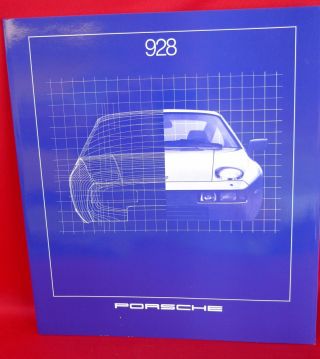 1981 Porsche 928 Car Sales Brochure,  Technical Data Insert