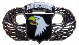 Us Army 101st Airborne Screaming Eagles Wings Paratrooper 1 - 1/4 " Lapel Hat Pin