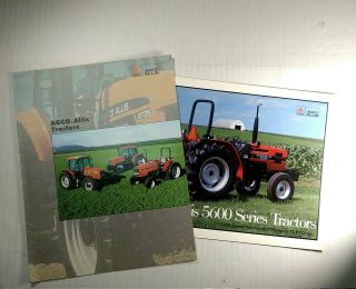 Agco Allis Tractor Brochures Two 1990s Farming Agriculture Allis Chalmers