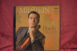 Nathan Milstein / Bach Partitas And Sonatas Captiol Pcr 8370 3lp Box