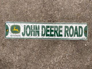 John Deere Rd Large Metal Street Sign 24 " X 5 " For Road Barn Patio Garage Bridge